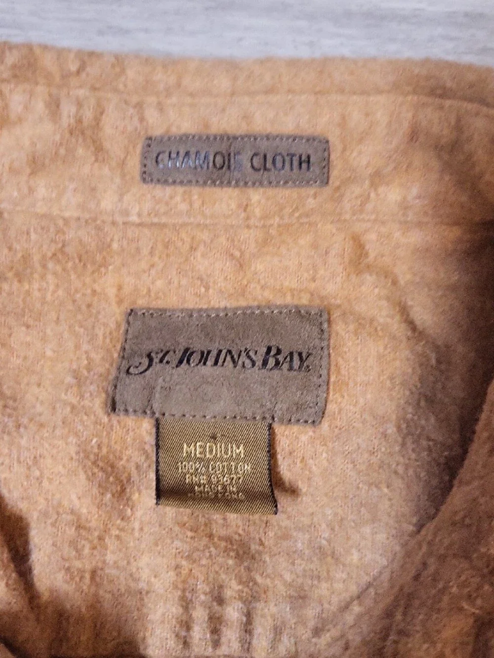 St. John's Bay Tan Corduroy Shirt Jacket